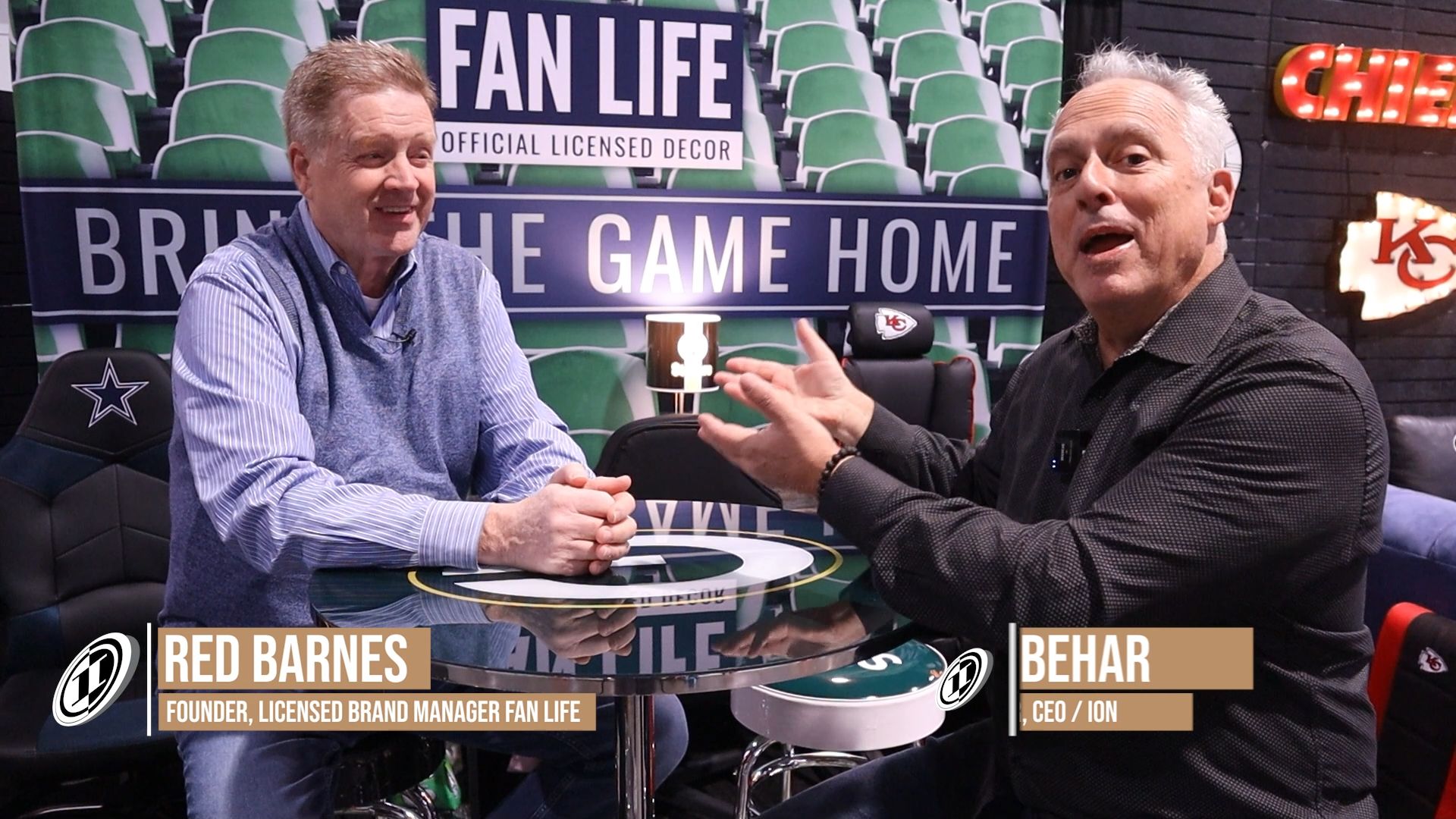 Fan Life with Red Barnes on ION Home